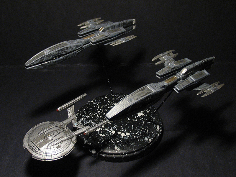 1/2500 Delta Quadrant Andorian Kumari-class&nbsp;Cruisers